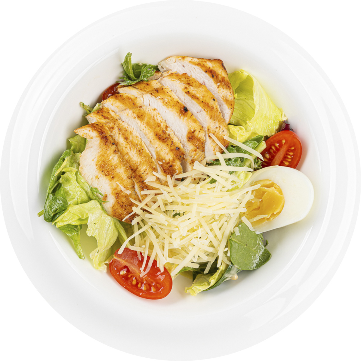 Салат «Цезарь» с куриным филе