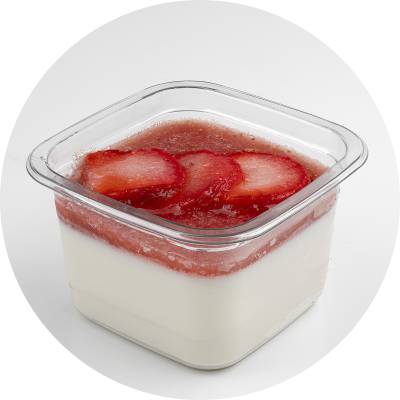 ПП-панна кота с клубничным муссом