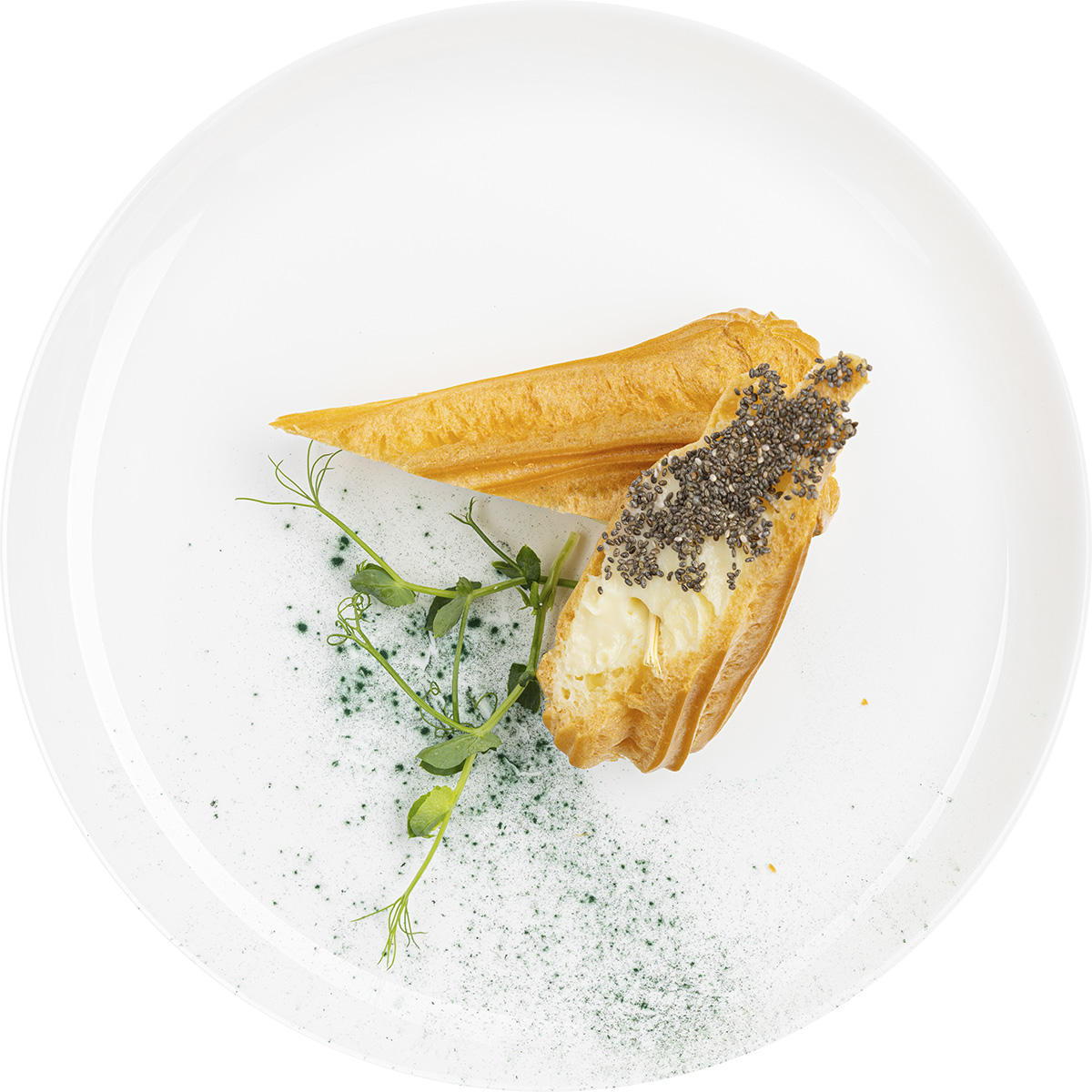 Эклеры с кокосовым заварным кремом, 3 шт.