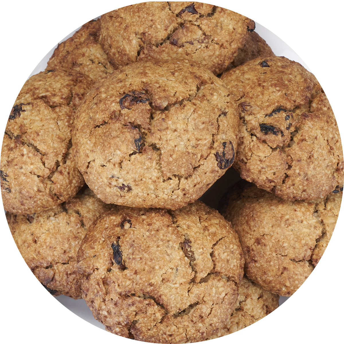 Печенье овсяное с изюмом, 5 шт. по  55 г