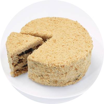 Торт «Рыжик» с черносливом и орехами